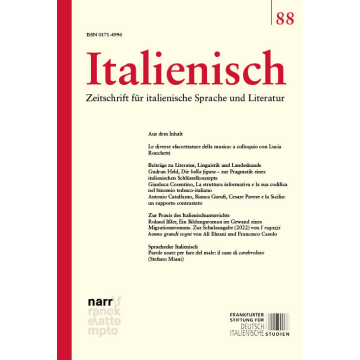 Italienisch Band 88 | 44. Jahrgang,  Heft 2