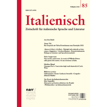 Italienisch Band 85 | 43. Jahrgang 2021, Heft 1