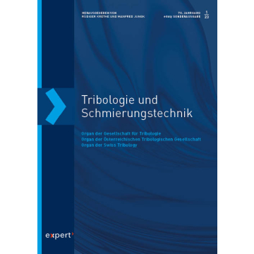 Tribologie und Schmierungstechnik, 70, eOnly Sonderausgabe 1
